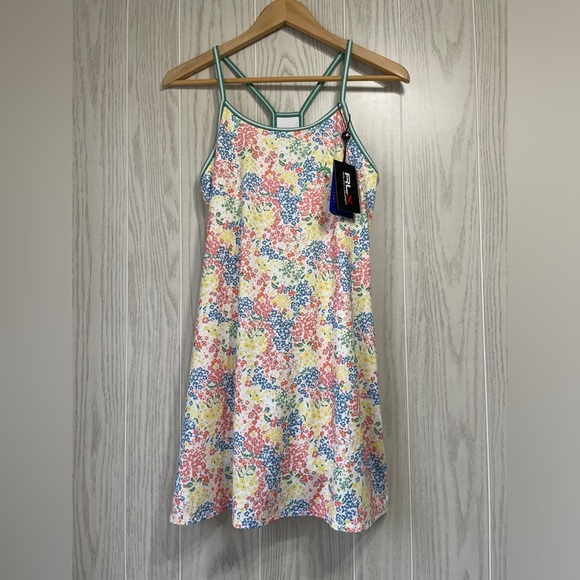 RLX Ralph Lauren Floral Racerback Tennis Dress Size M NWT - Picture 6 of 8